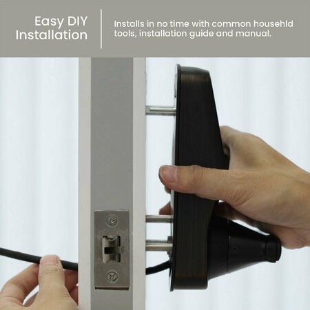 Lockly Secure Pro Latch Edition, Venetian Bronze PGD628WVB